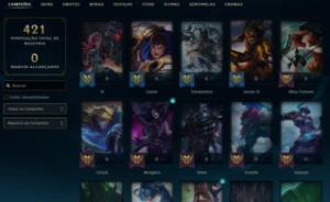 Conta League of Legends Full Acesso 138 Champs e 123 Skins LOL