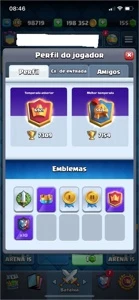 CONTA CLASH ROYALE NIVEL 14 - 35 CARTAS FULL - TODOS HERÓIS.