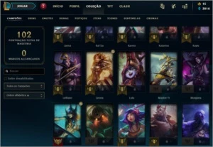 CONTA DIAMOND 4 (S9 D2) R$150 - League of Legends LOL