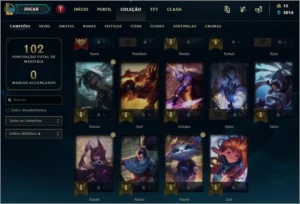 CONTA DIAMOND 4 (S9 D2) R$150 - League of Legends LOL