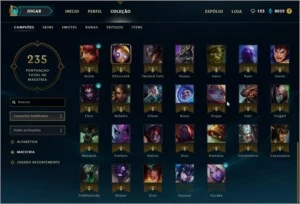 Smurf LEAGUE OF LEGENDS PRATA 5 70% DE WIN LOL