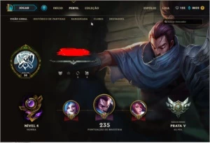 Smurf LEAGUE OF LEGENDS PRATA 5 70% DE WIN LOL