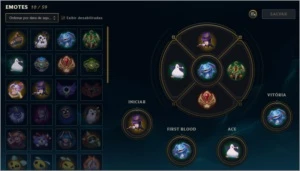 Conta League of legends Platina V, antiga smurf LOL