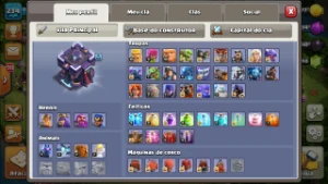 Cv15 meio ruschado, tropas bem upadas e heróis! - Clash of Clans