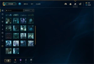 Conta diamante 2 +120 champs e 96 skins - League of Legends LOL