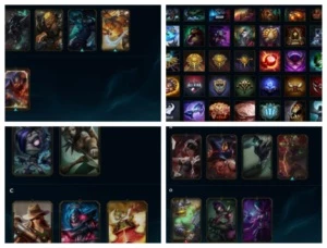 Conta de LOL 101 campeões 99 skins sem elo por alguns anos. - League of Legends