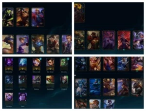 Conta de LOL 101 campeões 99 skins sem elo por alguns anos. - League of Legends