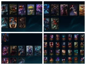 Conta de LOL 101 campeões 99 skins sem elo por alguns anos. - League of Legends