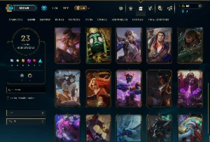 Prata 2 com 80 Champs e 23 Skins - League of Legends LOL