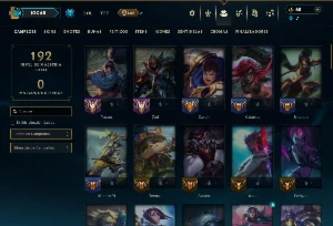 Prata 2 com 80 Champs e 23 Skins - League of Legends LOL