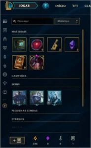 CONTA LOL BRONZE 3 DIVERSAS SKINS - League of Legends
