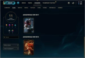 Conta lol Ouro 3 - League of Legends