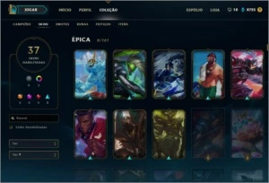 Conta ouro 3 - League of Legends LOL