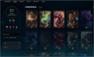 Conta ouro 3 - League of Legends LOL