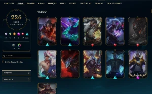Conta lol 226sk-passe florescer espiritual e hall of legends