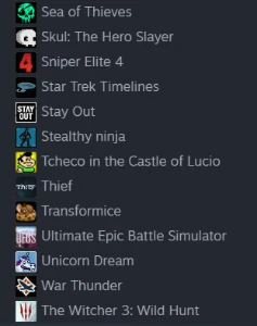 Conta Steam Com Muitos Jogos - 3 Anos De Serviço - Level 31