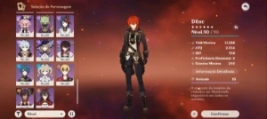 AR 57 11 personagens 5* EndGame - Genshin Impact