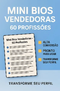 Mini Bios Vendedoras