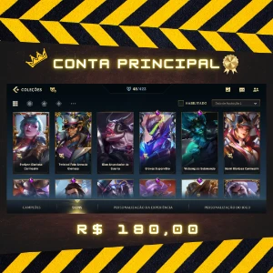 Wild rift - Conta ex Gm - 48 skin - 5 passes - todos champ - League of Legends: Wild Rift LOL WR