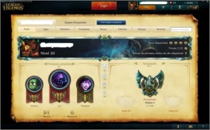 Conta Platina V League of Legends