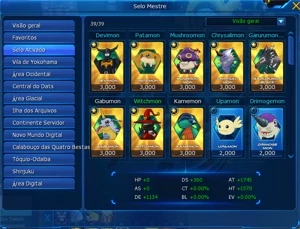 Conta Ladmo MID game - Digimon Masters Online