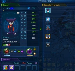 Conta Ladmo MID game - Digimon Masters Online