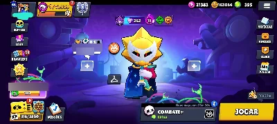 Conta brawl stars com todos os brawlers e com 75.000 troféu