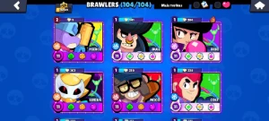 Conta brawl stars com todos os brawlers e com 75.000 troféu