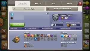 Cv10 full + cv8 full + cv7 full + brindes - Clash of Clans