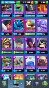 Conta clash royale nível 11 Liga 1