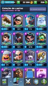 Conta clash royale nível 11 Liga 1