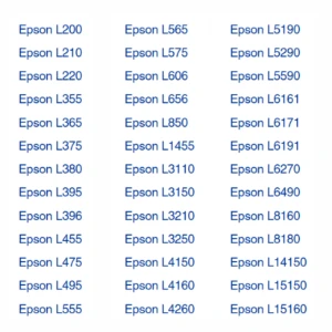 Reset de impressoras Epson - Outros