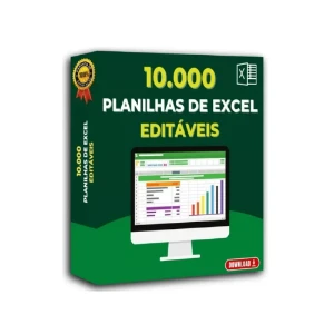 10.000 Planilhas de Excel Prontas e Editáveis