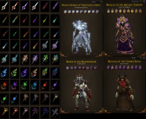 Conta Repleta de Montarias e Transmogs Raríssimos! - Blizzard