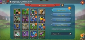 Vende se uma conta  lords mobile com  35m de poder