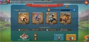 Vende se uma conta  lords mobile com  35m de poder