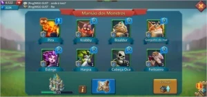 Vende se uma conta  lords mobile com  35m de poder