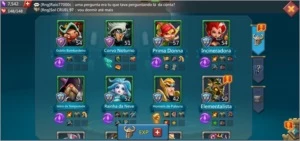 Vende se uma conta  lords mobile com  35m de poder