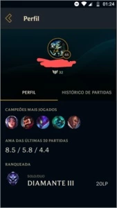 Conta lol DIAMANTE 3 - League of Legends