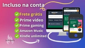 Amazon Prime * 1 Mês* 4 contas em 1 - Assinaturas e Premium