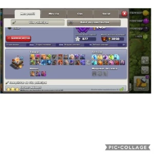 CV11 CLASH OF CLANS CASAIS NVL 43 .. 3 PASSES D TEMPORADAS
