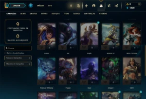 Unrnaked com 26 Champs e 5 Skins - League of Legends LOL