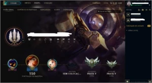 Conta Prata V - League of Legends LOL