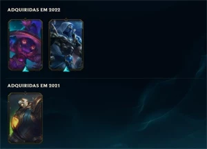 Conta mestre 63% winrate lvl 49
