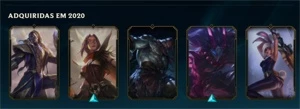 Conta mestre 63% winrate lvl 49 - League of Legends LOL