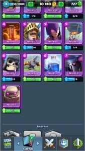 conta clash royale