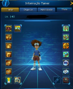 Conta Com Luce Shin/Ladmo Server Omega - Digimon Masters Online