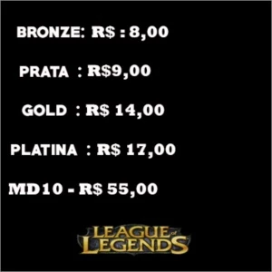 Elojob Barato/Rápido - feito por mestre. - League of Legends LOL
