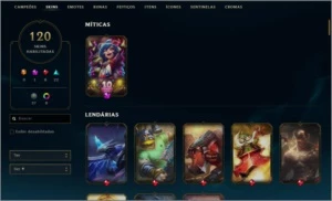 Conta League of Legends desde 2013 LOL