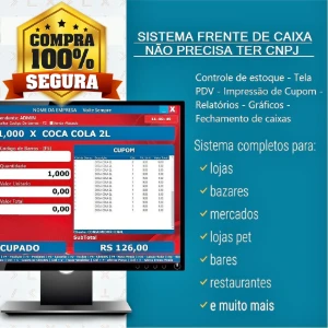 Sistema Pdv Completo Para Gestão De Lojas, Vendas E Estoque - Sites, Lojas e Sistemas Prontos Sites e Scripts